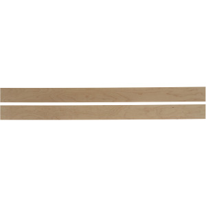 Crafted Cherry-Bleached Wood Rails - Queen