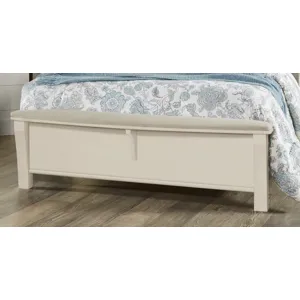 Chestnut Creek-Alpaca/Greige King Sleigh Bed With Bench Footboard Product Shot