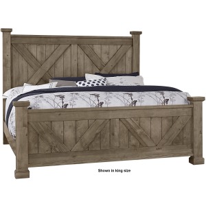Cool Rustic Queen X Footboard