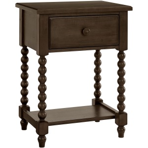 Leg Night Table - 1 Drawer