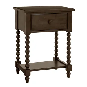 Night Stand 2 Drawers, Maple Syrup