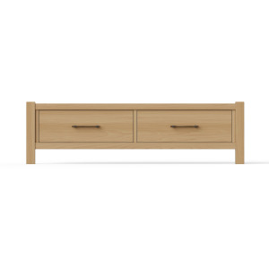 Pure Maple-Natural Maple Storage Footboard - Queen