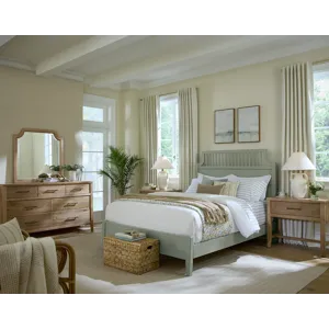 Pure Maple-Sage Garden Headboard - King
