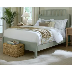 Pure Maple-Sage Garden Headboard - King