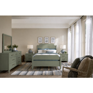 Pure Maple-Sage Poster Headboard - King