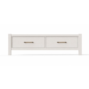 Pure Maple-Cottage White Storage Footboard - King