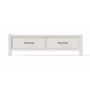 Pure Maple-Cottage White Storage Footboard - King