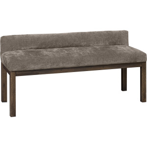 Joinery-Espresso Oak Brindle Grey Upholstered Bench