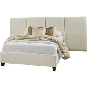 Joinery-Espresso Oak Upholstered Wall Bed-Labradoodle - Queen