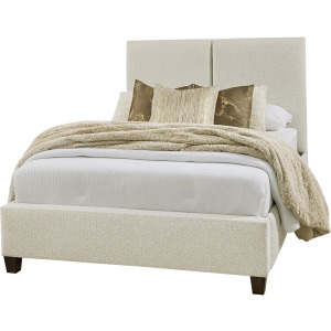 Joinery-Espresso Oak Labradoodle Upholstered Headboard - King