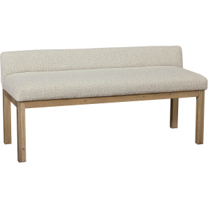 Joinery-Natural Oak Labradoodle Upholstered Bench