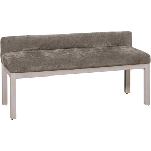 Joinery-Washed White Oak Brindle Grey Upholstered Bench