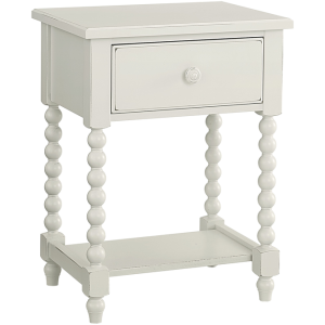 Leg Night Table - Cream