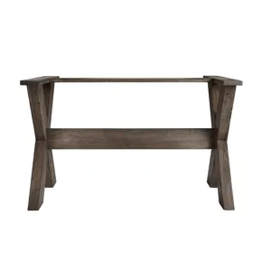 Dovetail Dining-Aged Grey Dovetail Base For 602 Top