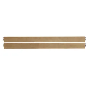 Crafted Oak-Bleached White Ben's Wood Rails & - Queen/King