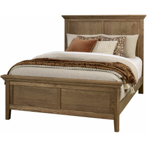 Fulling Mill-Natural Oak Mantel Headboard - King