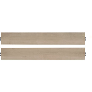 Woodbridge-Clear Maple Storage Rails & - Queen/King