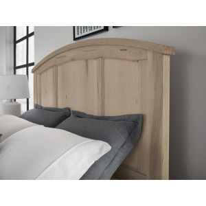 Woodbridge-Clear Maple Arch Headboard - Queen