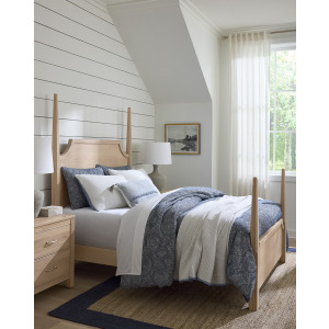 Tide & Timber-Clear Oak Pencil Poster Bed - Full