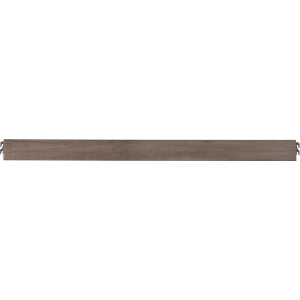 Tide & Timber-Grey Oak Wood Rails & - Queen/King