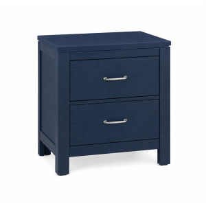 Tide & Timber-Luxe Blue Oak Nightstand 2 Drawer