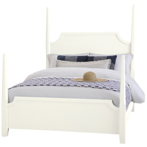 Tide & Timber-White Maple Pencil Poster Bed - Full