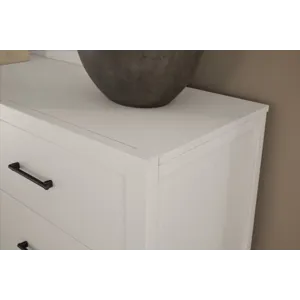 Lodge & Loft-Soft White Dresser 6 Drawer