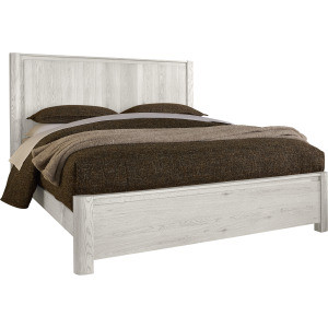 Lodge & Loft-Soft White Radius Poster Bed - Queen