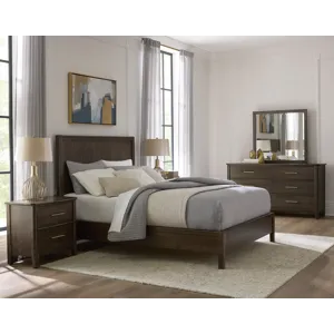 Nordhaven-Nordic Walnut Landscape Mirror