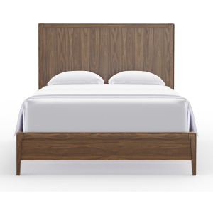 Nordhaven-Nordic Walnut Panel Headboard - Queen