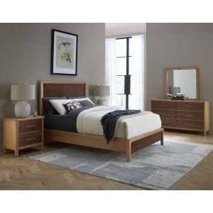 Nordhaven-Two-Tone Panel Headboard - King
