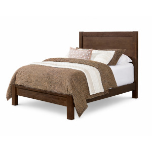 Mercer Street-Dark Roast Heavy Poster Bed - Queen