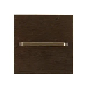 Mercer Street-Dark Roast Canted Sleigh Headboard - Queen