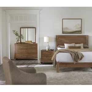 Mercer Street-Pecan Finish Heavy Poster Headboard - King
