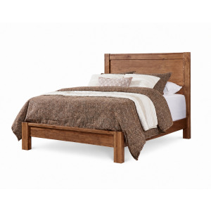 Mercer Street-Pecan Finish Heavy Poster Headboard - King