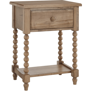 Leg Night Table - Natural Maple