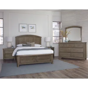 Woodbridge-Dark Cashmere 4 PC Queen Bedroom Set