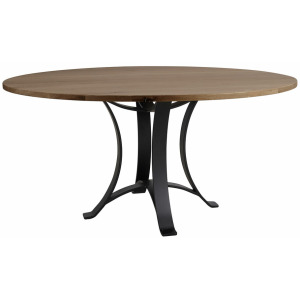 Dovetail Dining-Natural Round Table Top 48" W 1" Top