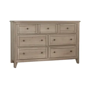 Woodbridge-Clear Maple Dresser 7 Drawer