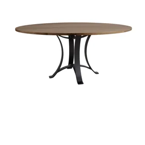 Dovetail Dining-Natural Round Table Top 60" W 1" Top