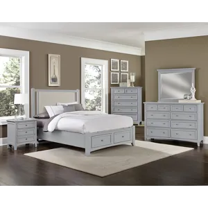 BB Bonanza-Gray Upholstered Headboard