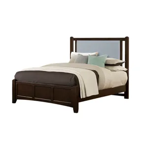 BB Bonanza-Merlot Blue Upholstered Bed - Full