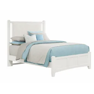 BB Bonanza-White Linen Upholstered Bed