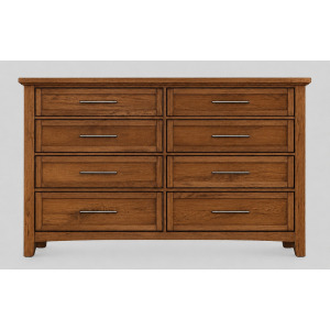 BB Jamestown Oak-Natural Triple Dresser 8 Drawer