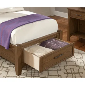 BB Jamestown Oak-Natural Mansion Storage Bed