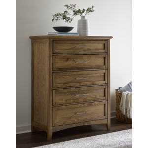 BB Jamestown Oak-Natural Chest 5 Drawer