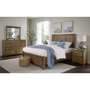 BB Jamestown Oak-Natural Triple Dresser 8 Drawer
