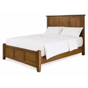 BB Jamestown Oak-Natural Mansion Headboard - King/California King