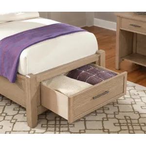 BB Jamestown Oak-Bleached Mansion Storage Bed