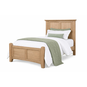 BB Jamestown Oak-Bleached Mansion Bed